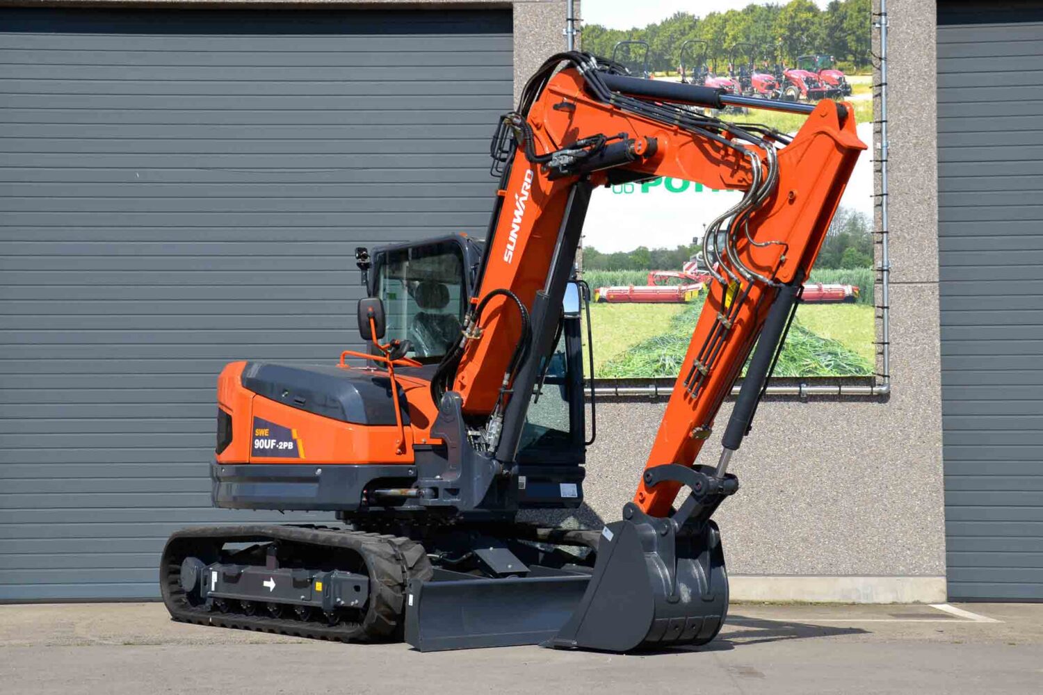 Graafmachine 10 ton