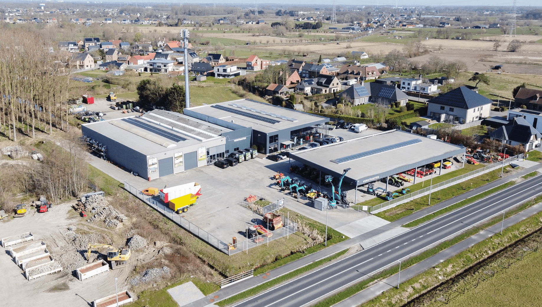 Verstraeten: landbouw- en industriële machines_Drone-foto
